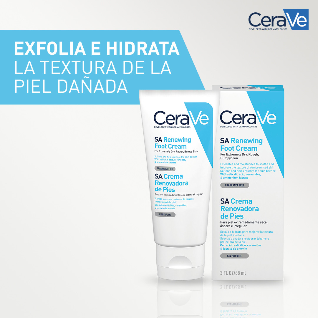 Imagen de CERAVE CREMA RENOVADORA PIES 88 ML.