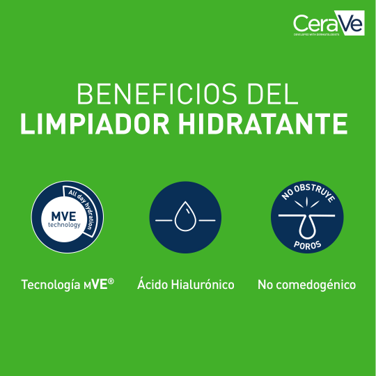 Imagen de CERAVE LIMPIADORA HIDRATANTE 236 ML.