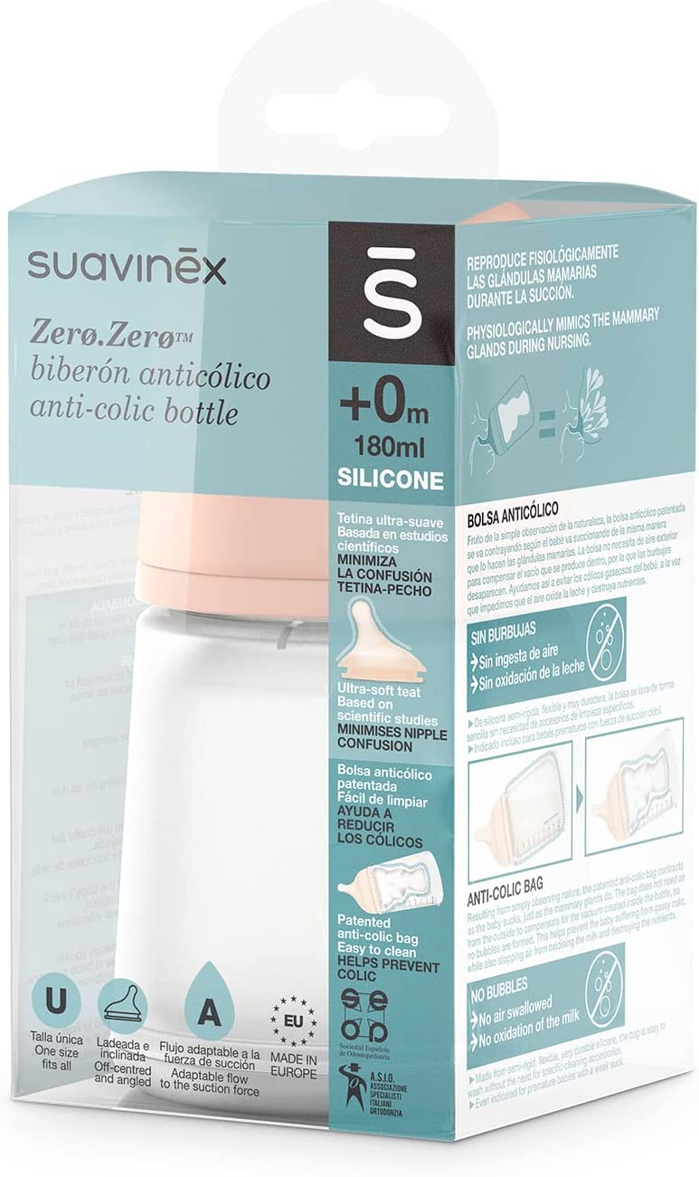 BIBERON SUAVINEX ANTICOL.MIXTA 180 ML.  Comprar online - Farmacia La  Mojonera