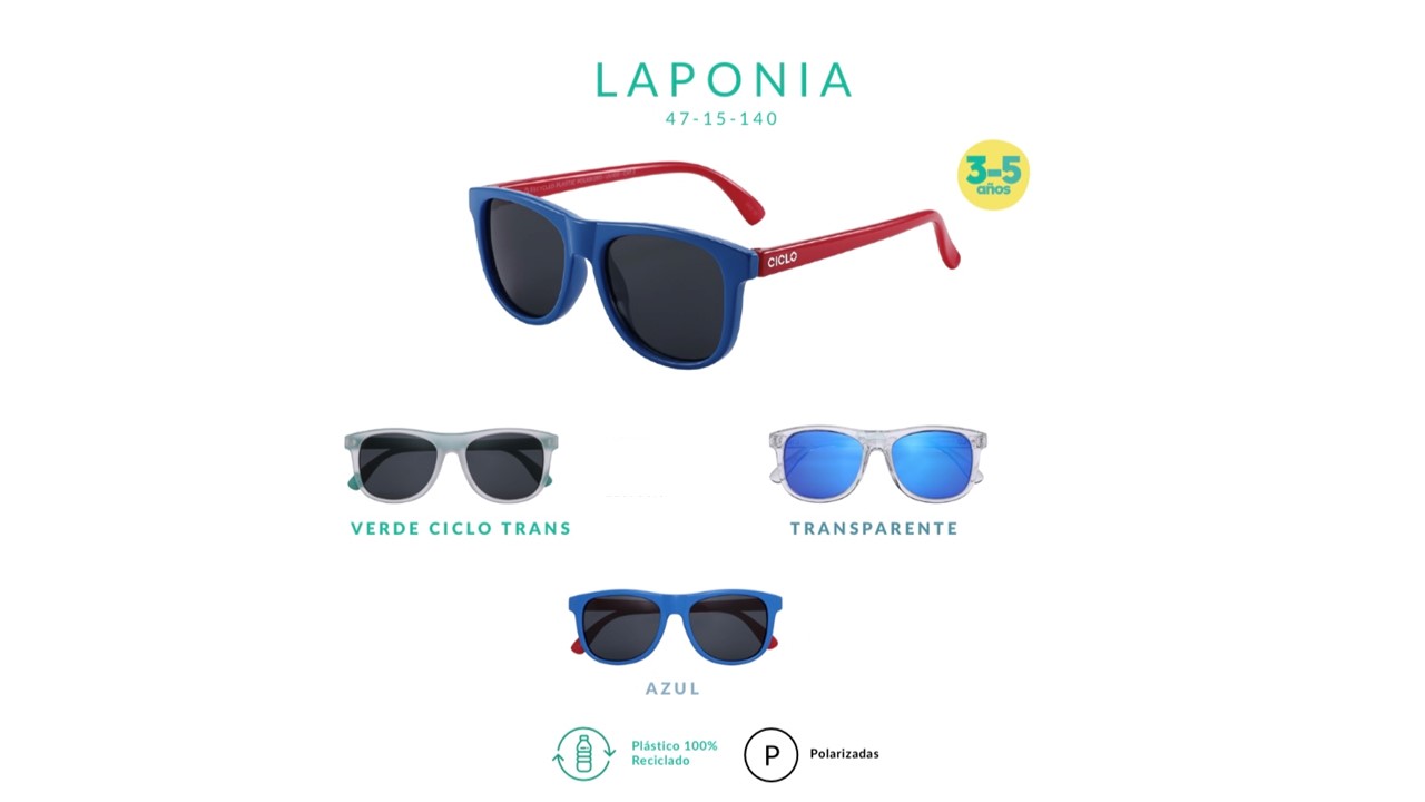 Imagen de GAFAS CICLO NIÑOS LAPONIA AZUL ROJO