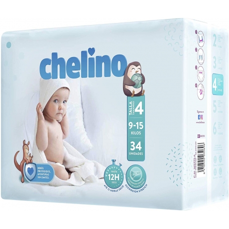 Chelino Nature Infantil Pañal T2 3-6 KG 28 Unidades